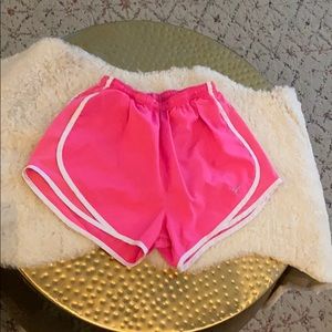 Pink Nike Athletic Shorts